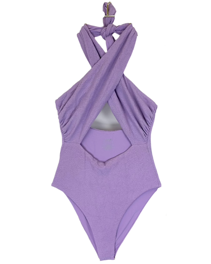 Light Purple Multi Wear One Piece Swimsuit - XS, S, M and L