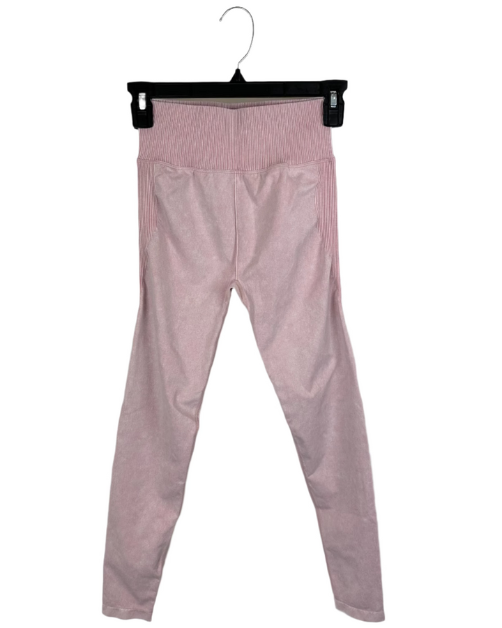 Muted Pink Heather Leggings - Size 00/0