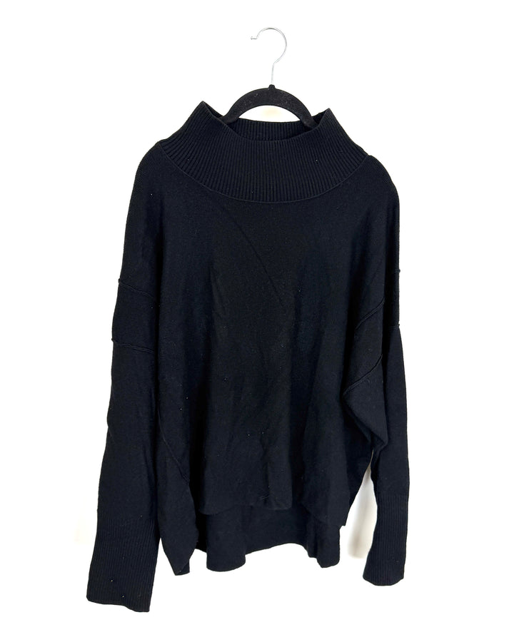 Black Turtle Neck Sweater - size 8/10