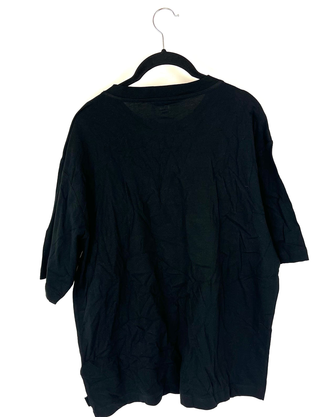 MENS Black Structured T-Shirt - Medium