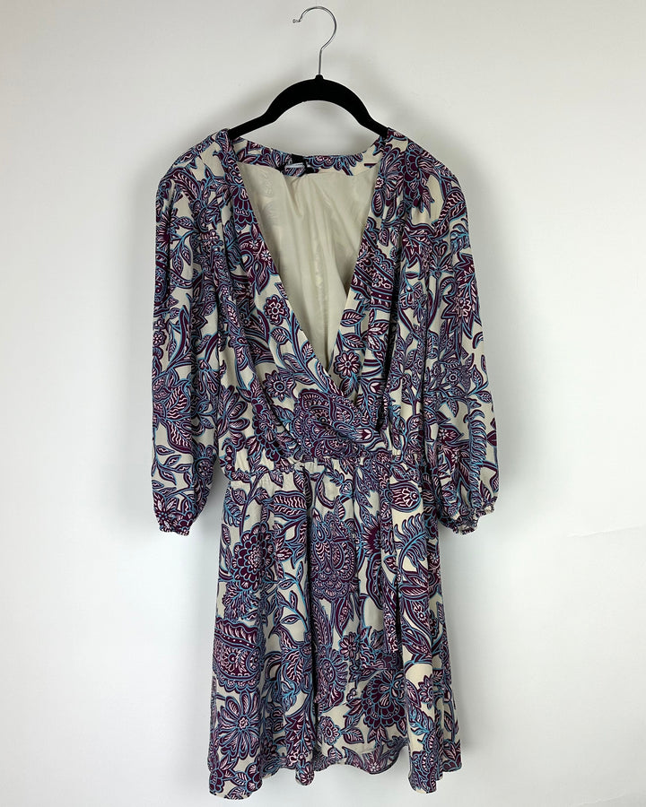 Floral Flowy Mini Dress - Size 4/6