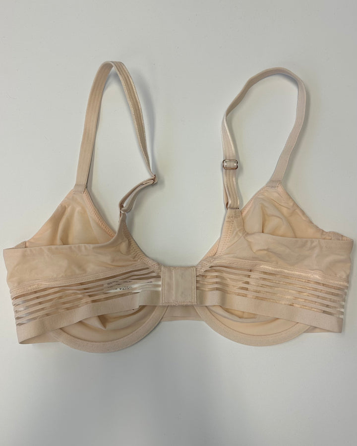 Sheer Light Pink Underwire Bra - 34B and 34D