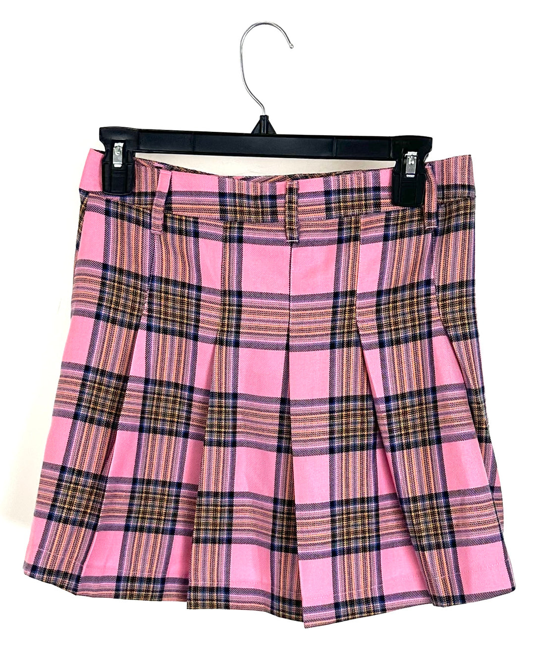 Pink Plaid Skirt - Size 4/6