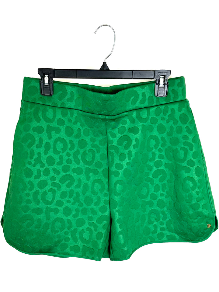 Green Cheetah Scuba Shorts - XS, S, M, L, XL