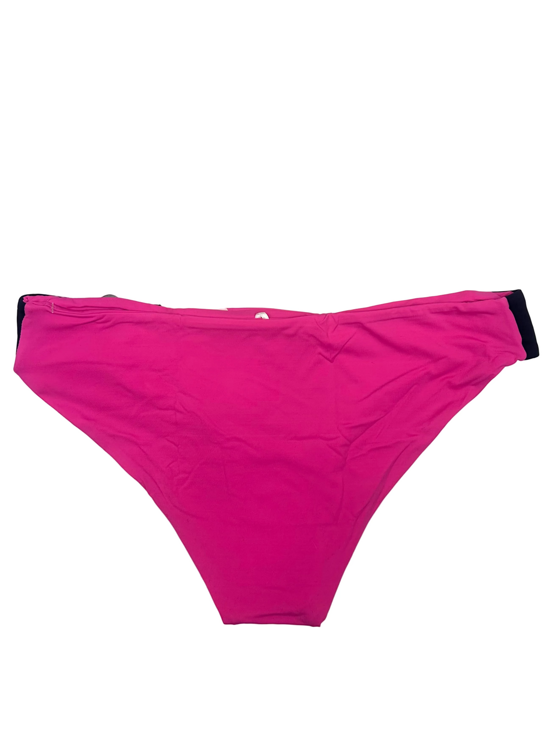 Bright Pink Colorblock Reversible Bikini Bottom - S, M, XL