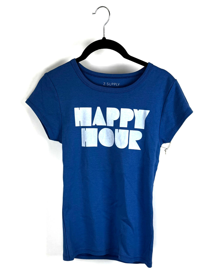 Blue Happy Hour T-Shirt - Small