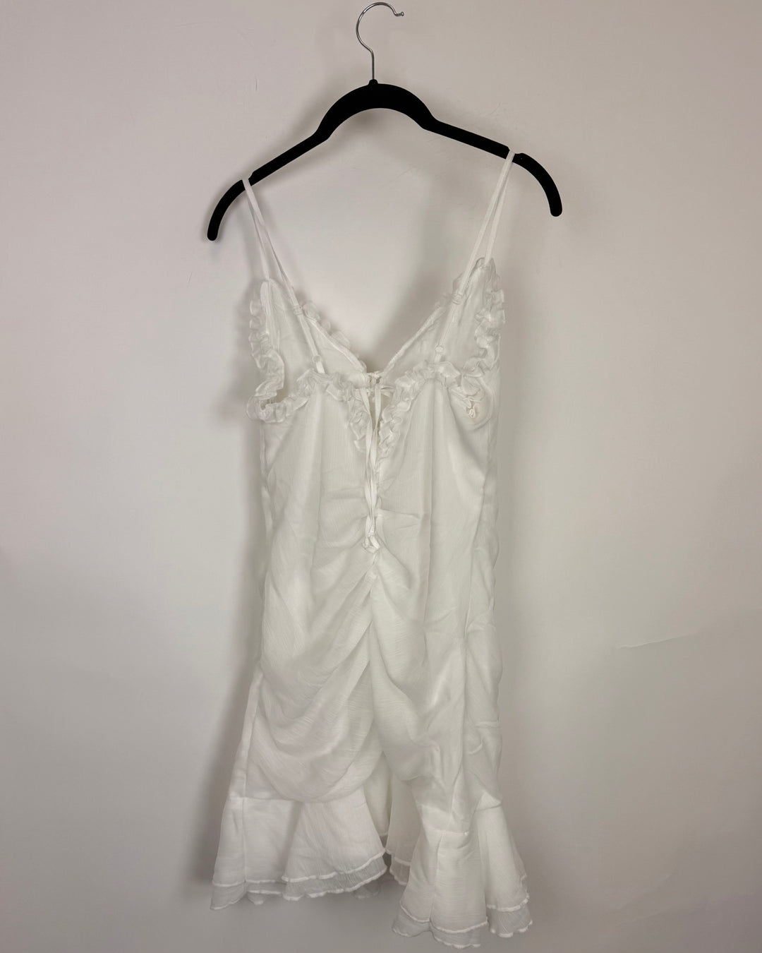 White Ruffle Dress - Size 2/4