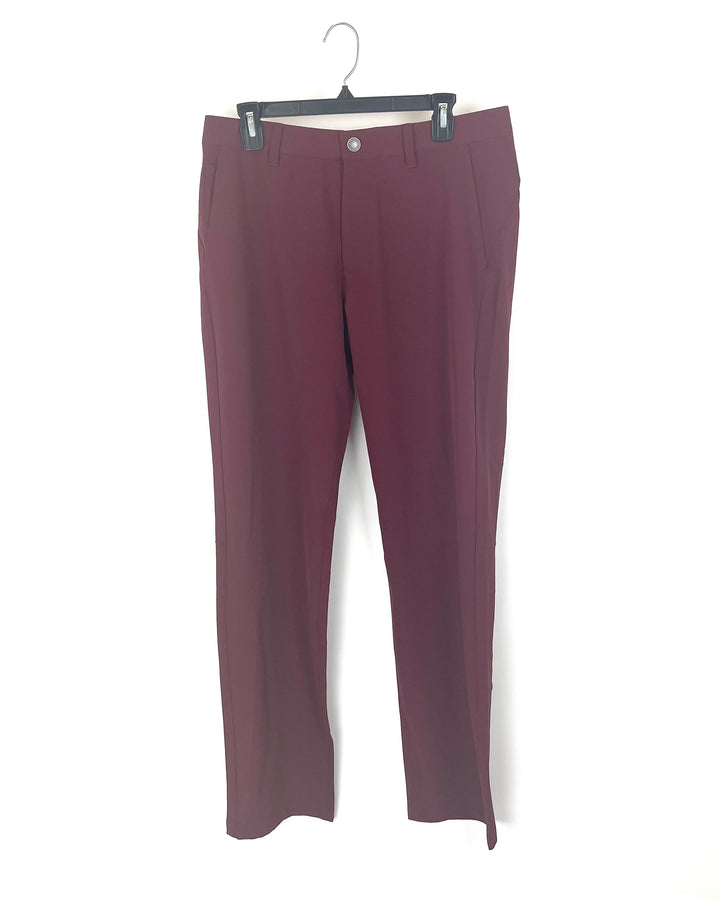 MENS Royal Maroon Golf Pants - 32 and 34 Waist - Various Styles