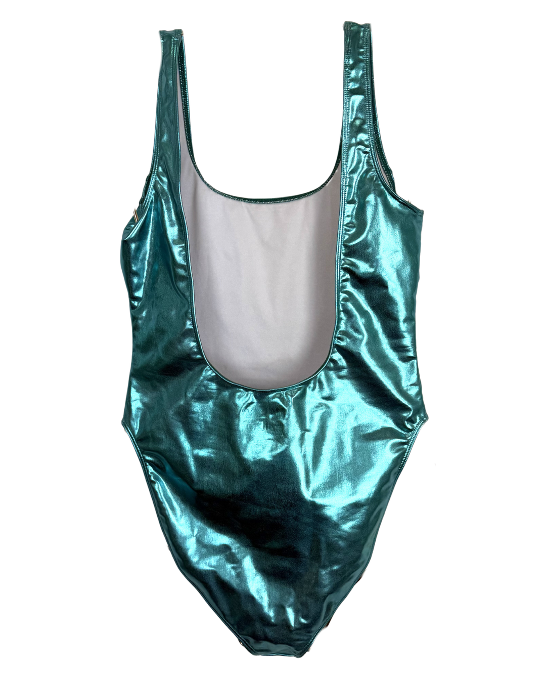 Metallic Blue One Piece Swimsuit - XS, S, M, L, XL, XXL