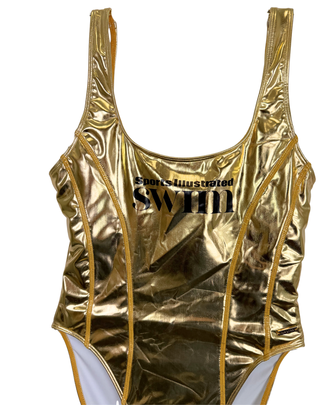 Metallic Gold One Piece Swimsuit - XS, S, M, L, XL, XXL