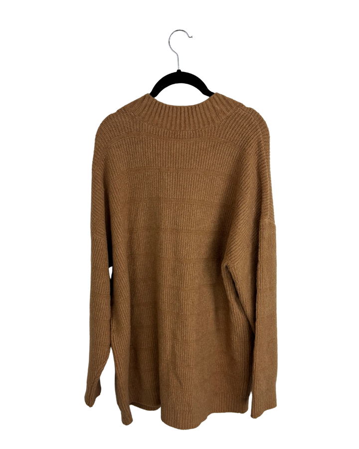 Brown Knit Cardigan - Size 6/8