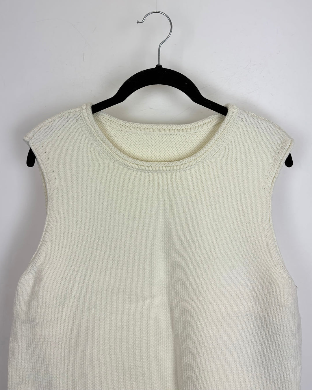 Cream Knit Sleeveless Top - Size 4/6