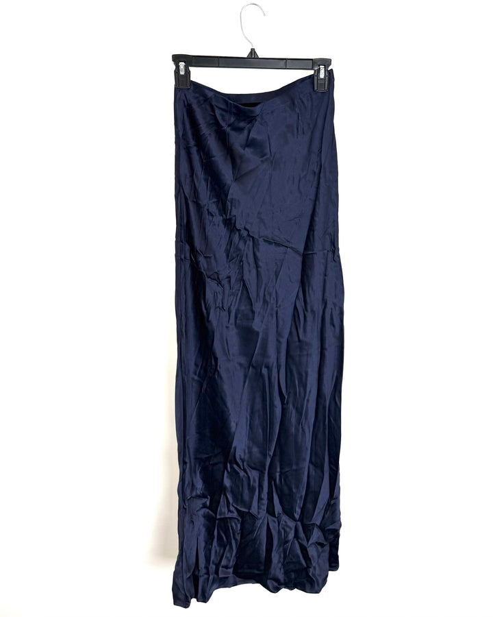 Navy Blue Long Skirt - 0/2, 2/4