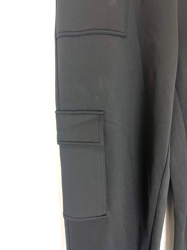 Black Cargo Pants- Size 4/6