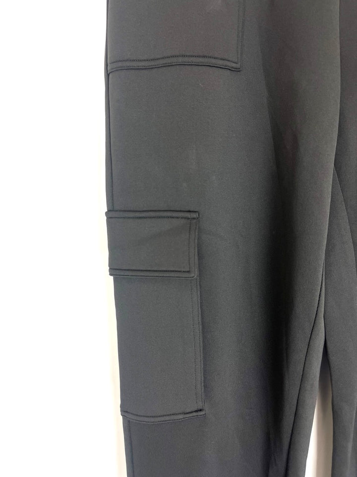 Black Cargo Pants- Size 4/6