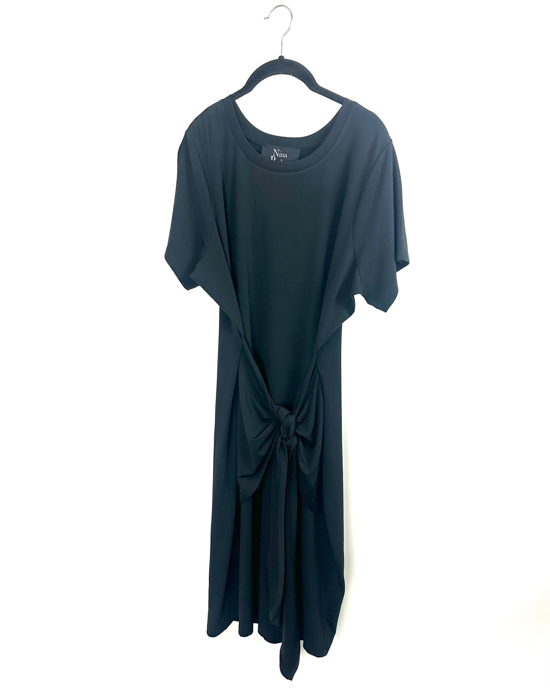 Black Wrap Bottom Dress - Size 1x
