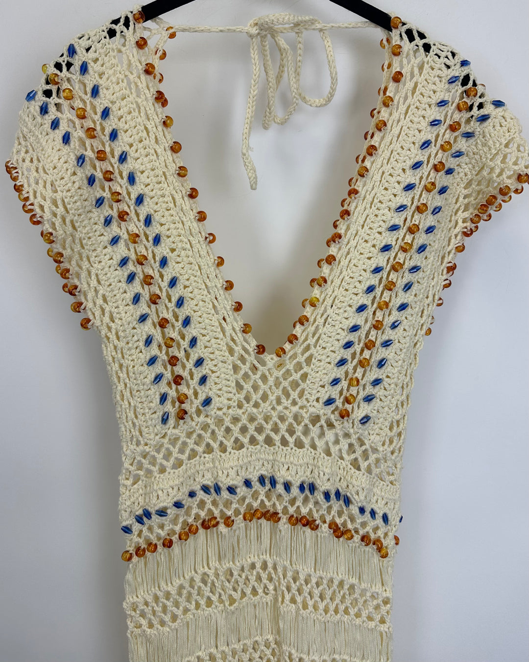 Tularosa Crochet Sheer Dress - Small