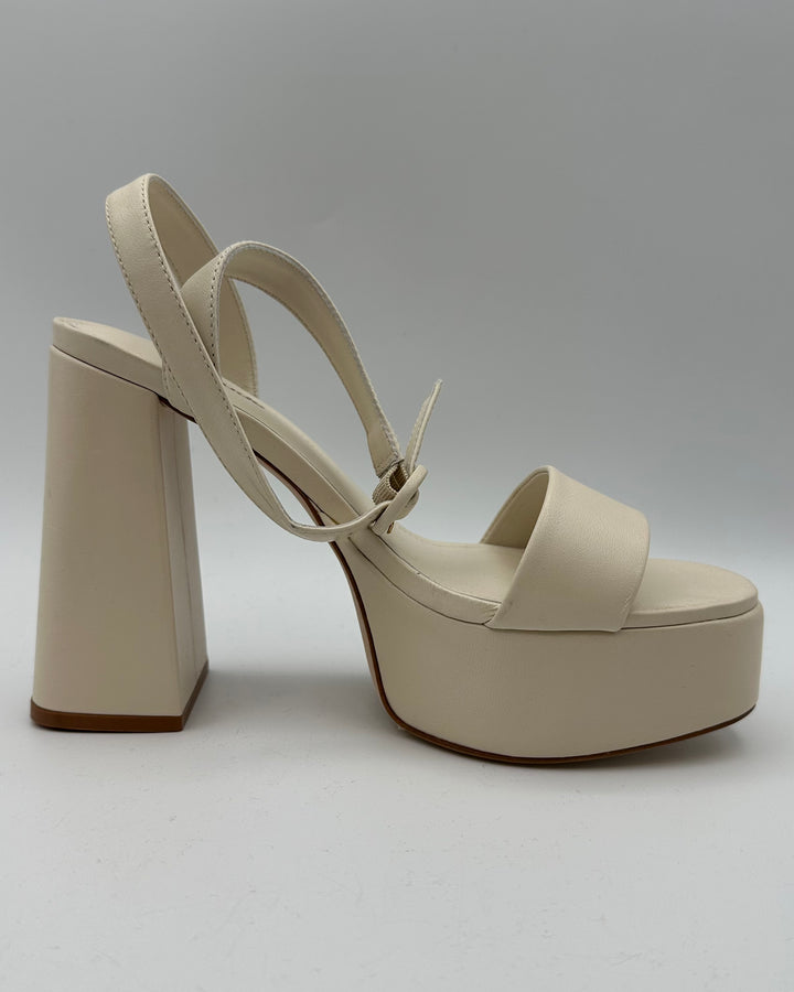 Ivory Ultra Platform Sandals - Size 7.5 and 9