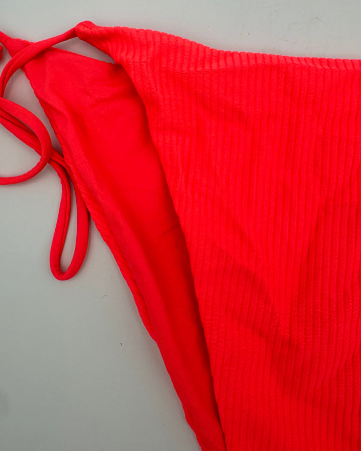 Neon Coral Ultra Cheeky Bottoms - Extra Extra Large