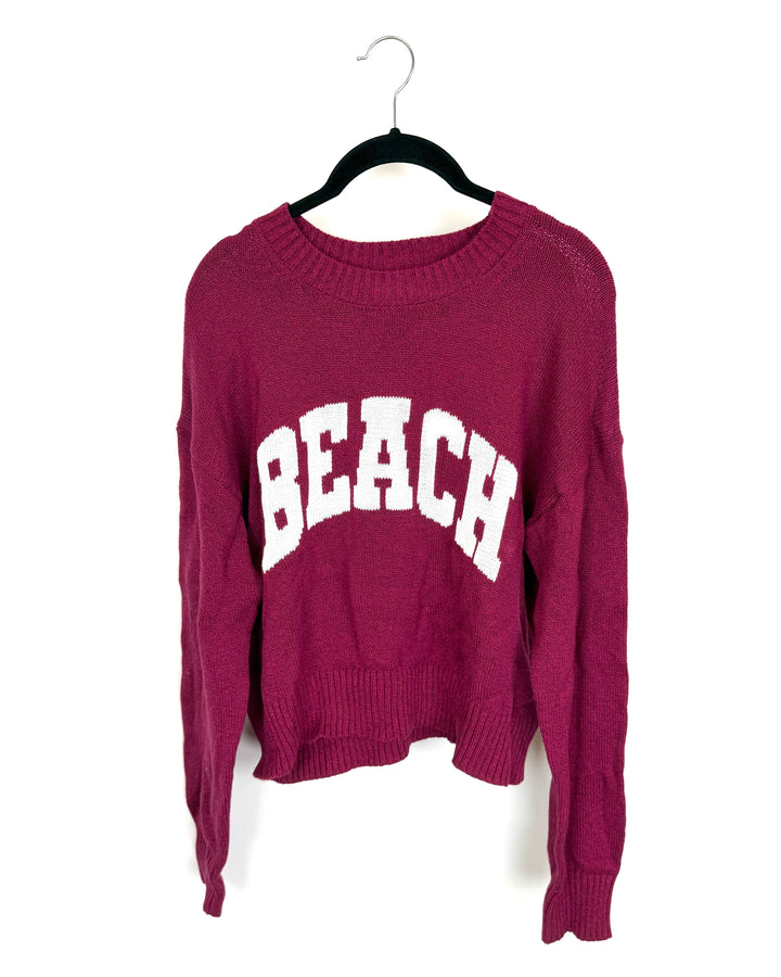 Pink "Beach" Sweater - Size 4/6