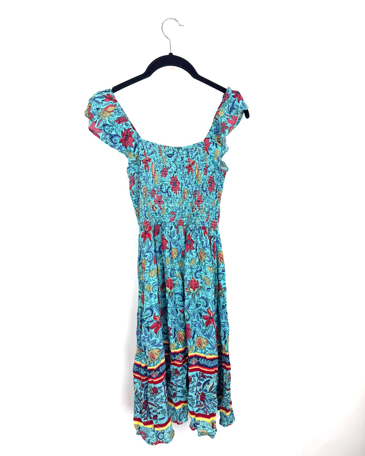 Floral Ruffle Sleeve Dress - Size 0/2 and 4/6