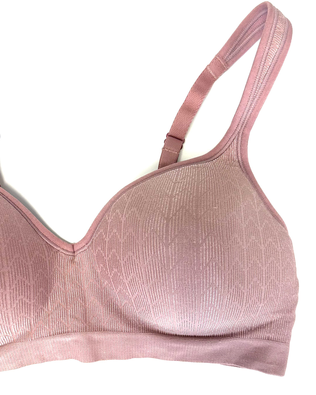Dusty Mauve Wireless T-Shirt Bra - 34C