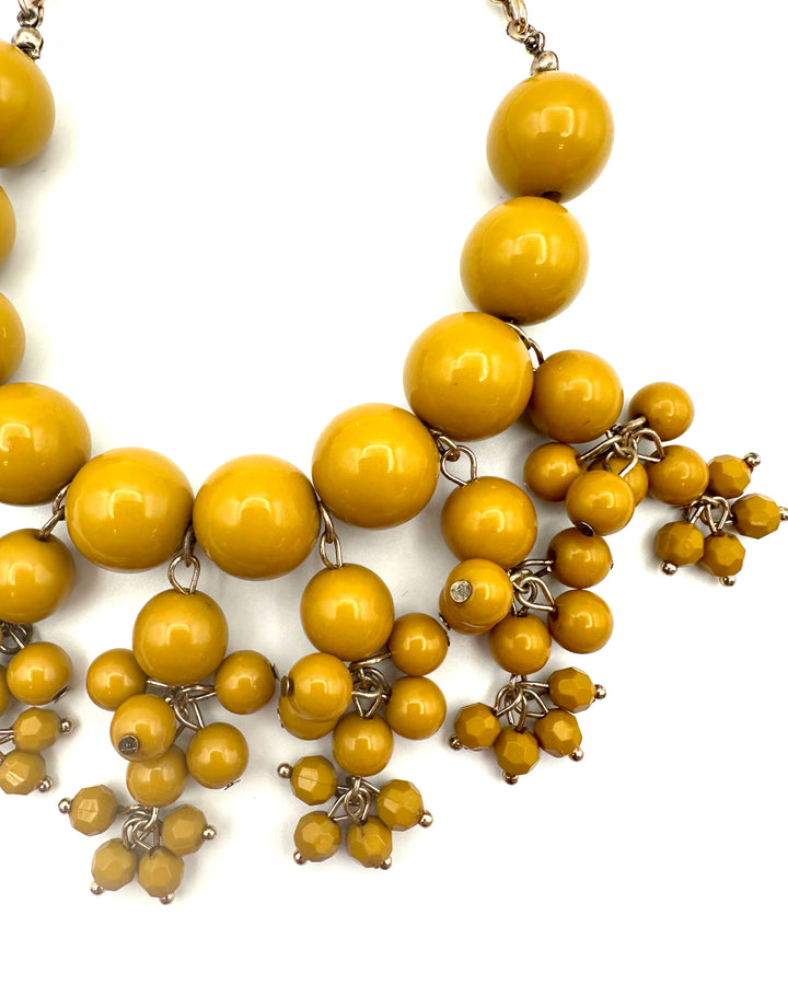 Yellow Dangling Necklace