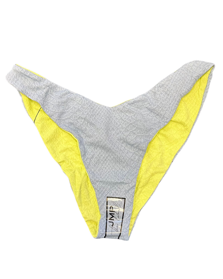 Blue And Green Reversible High Cut Bikini Bottom - XL, XXL, XXXL