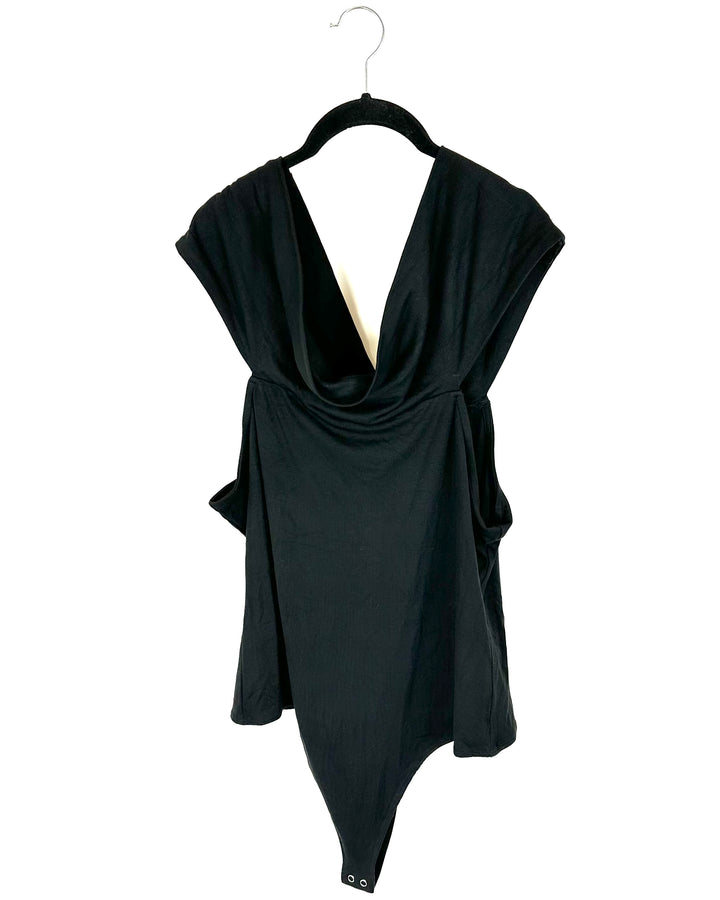 Black Off The Shoulder Body Suit - Extra Large