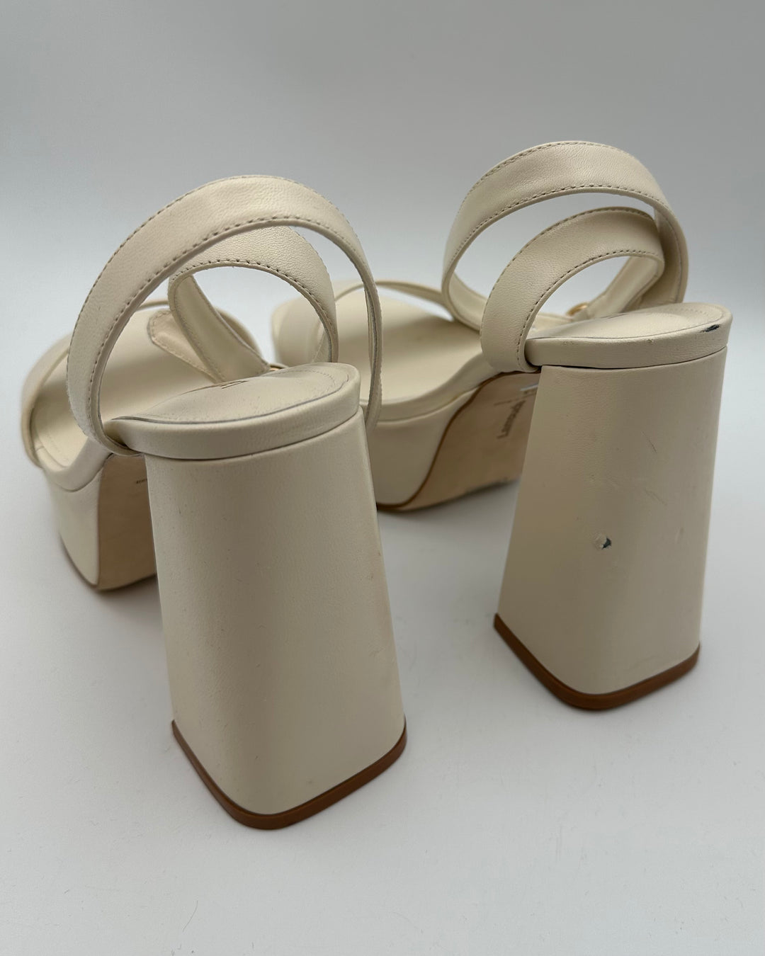 Ivory Ultra Platform Sandals - Size 7.5 and 9