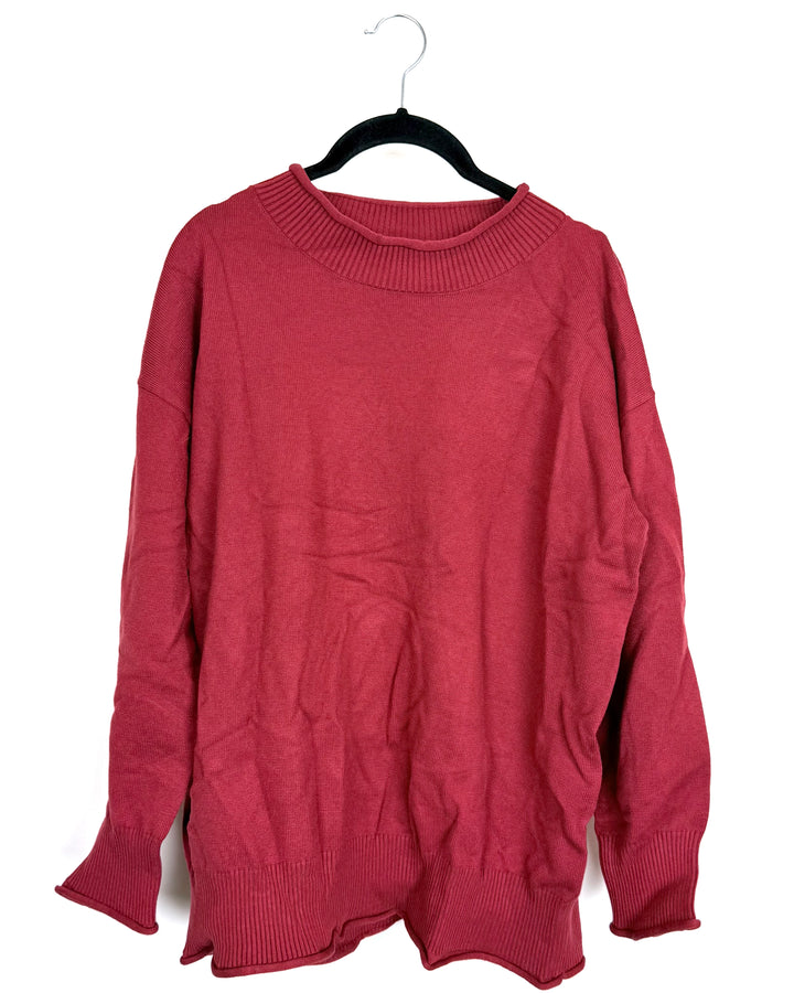 Red Knit Sweater - Size 6/8