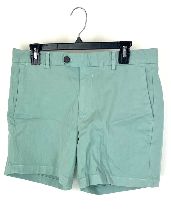 MENS Sea Foam Green Shorts - 32 Waist - 5", 7", 9" Inseams