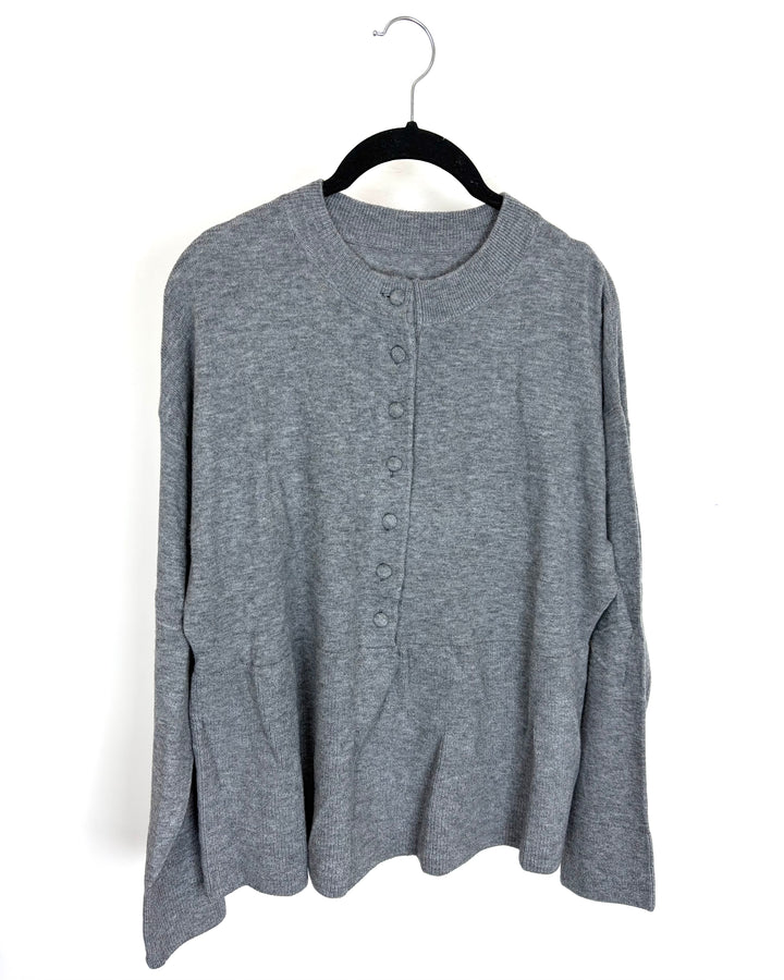 Grey Long Sleeve Sweater - Size 6/8