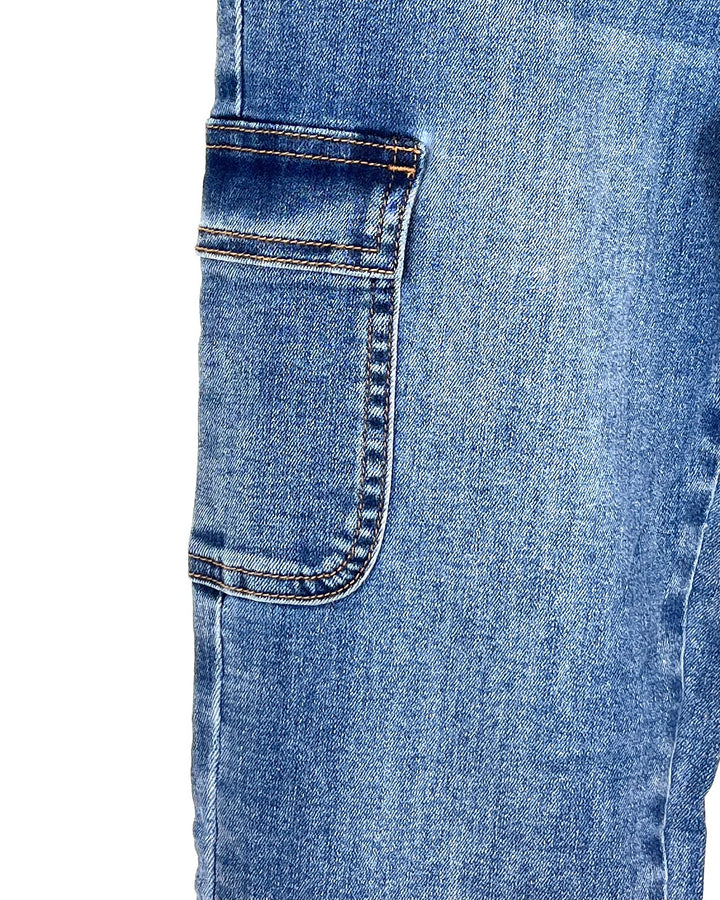 High Rise Bootcut Jeans With Side Pockets - Size 0/2