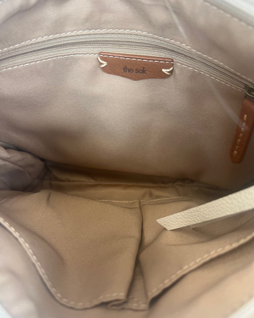 Cream Crossbody Bag