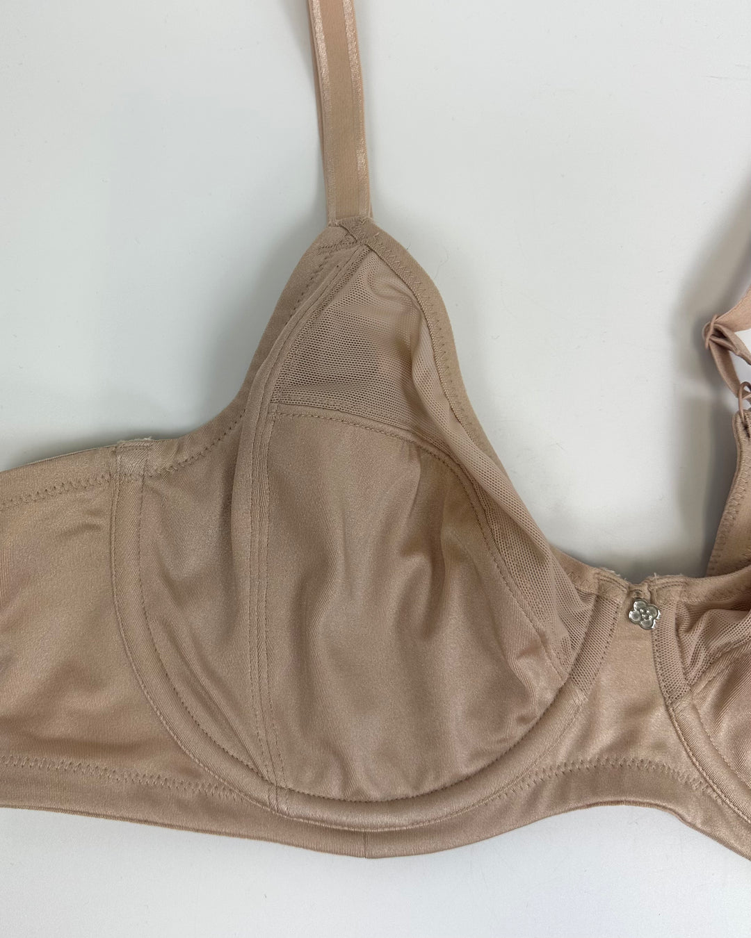 Brown Shiny Colored Underwire Bra - 38C