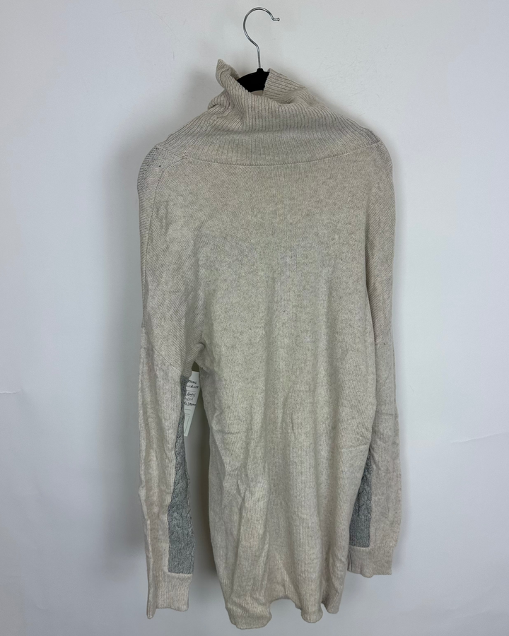 Heathered Oat Sweater - Size 8/10
