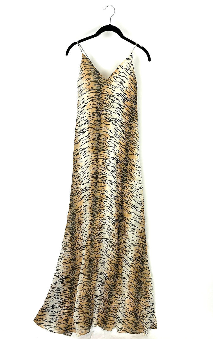 Maxi Animal Print Dress - Size 2/4