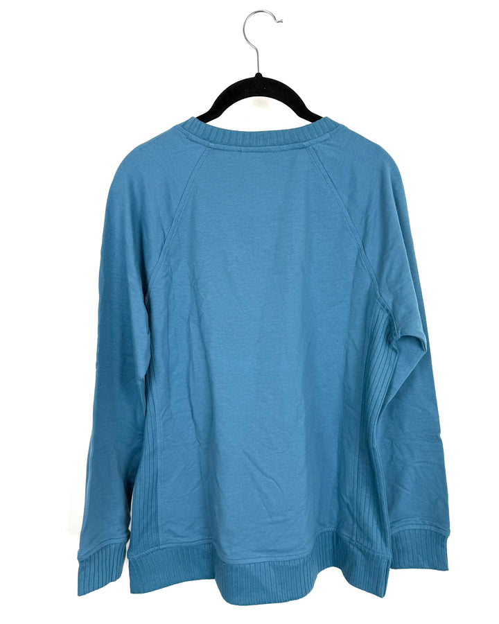 Dusty Blue Lightweight Top - Size 2/4