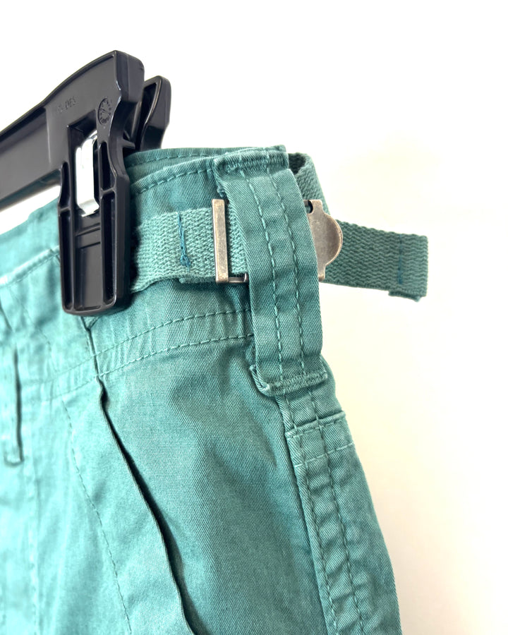 Sea Foam Green Cargo Pants - Size 6/8