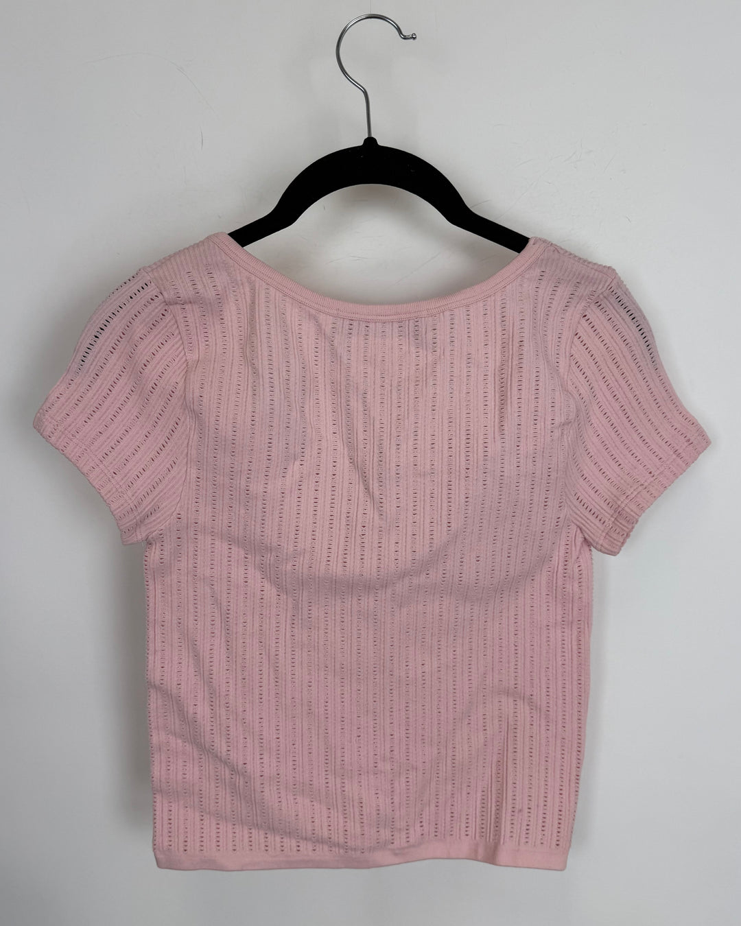 Light Pink Short Sleeve Top - Size 4/6