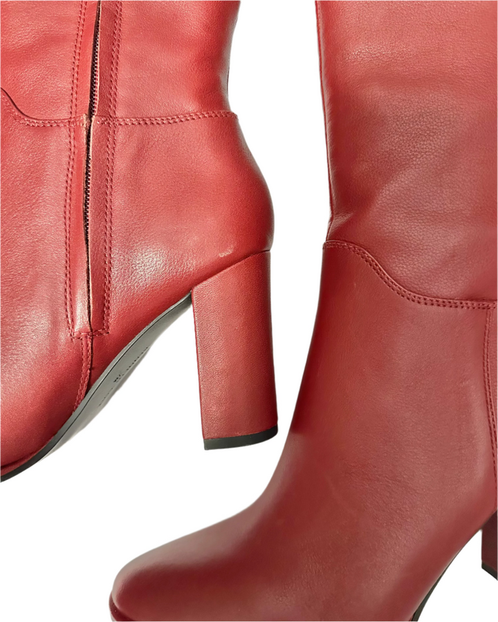 Kenneth Cole Red Boots - Size 7