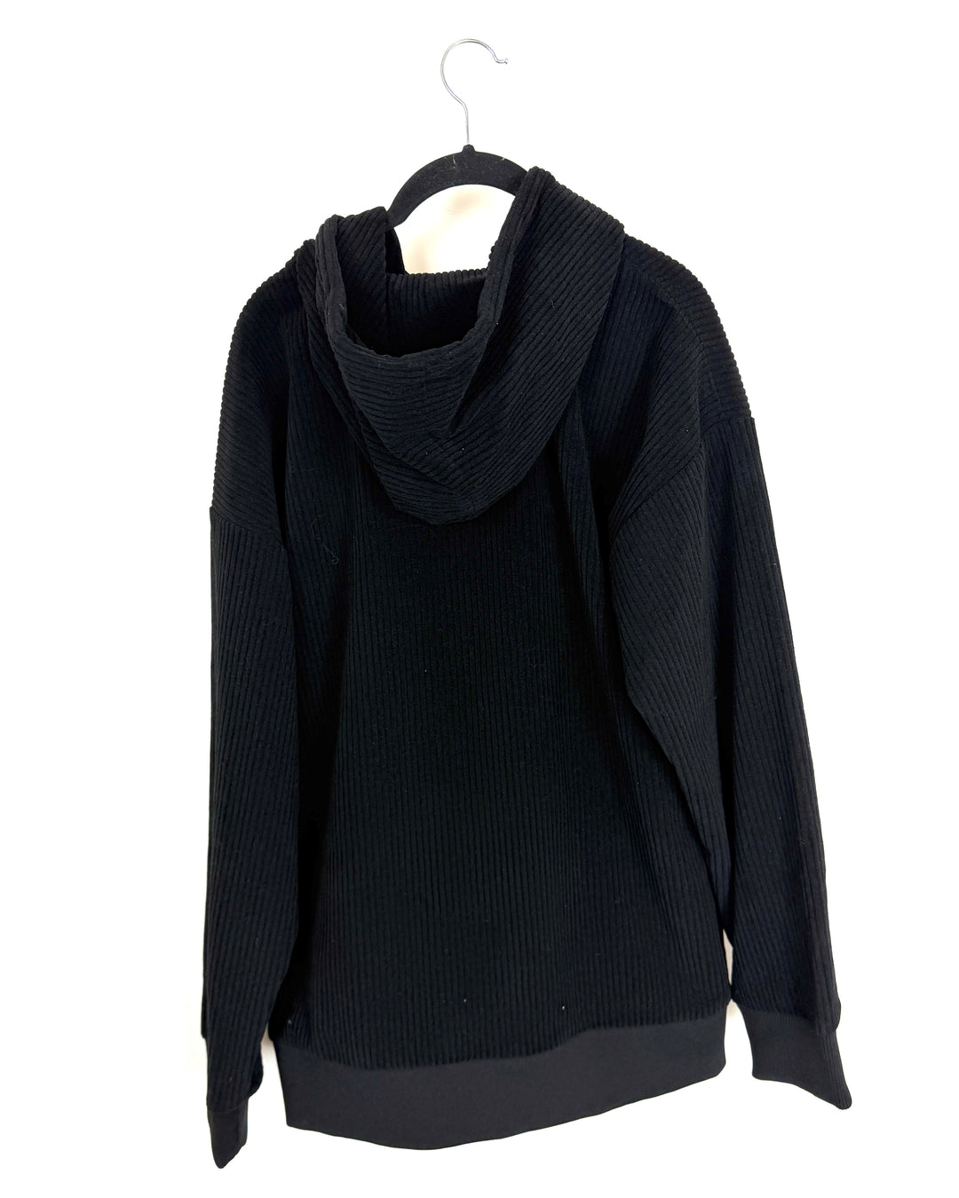 Black Corduroy Sweatshirt - Size 8/10