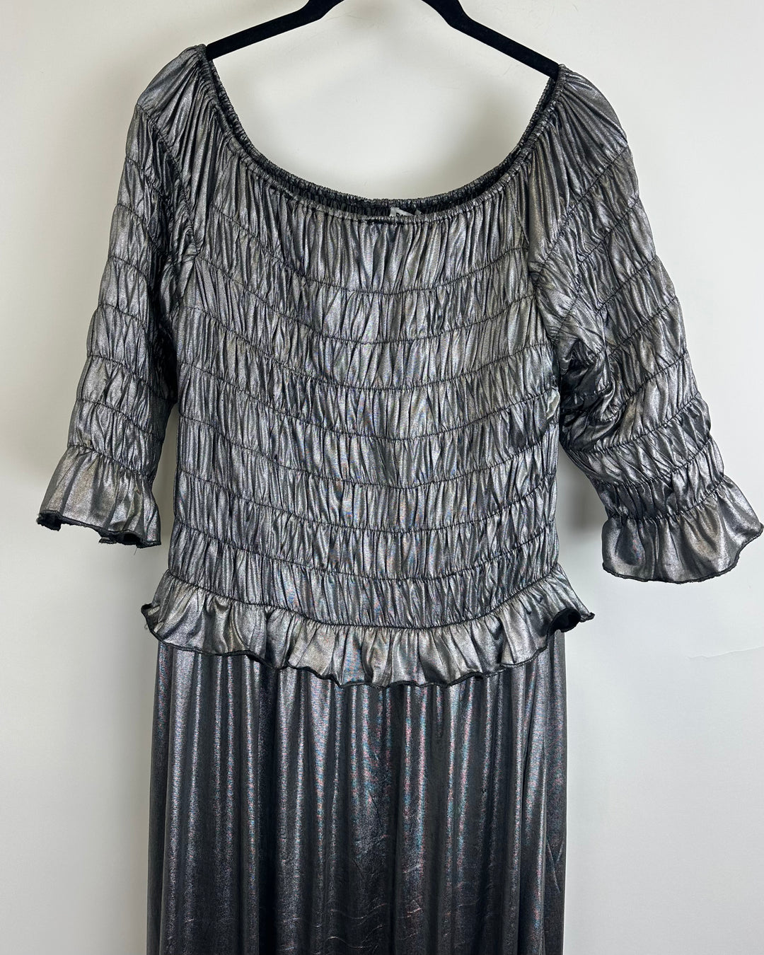Batsheva Silver Dress - Size 4/6