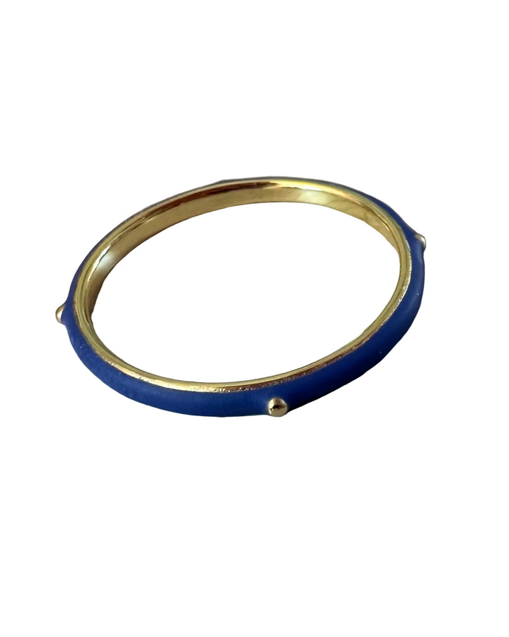 Navy and Gold Ring - Size 6.5