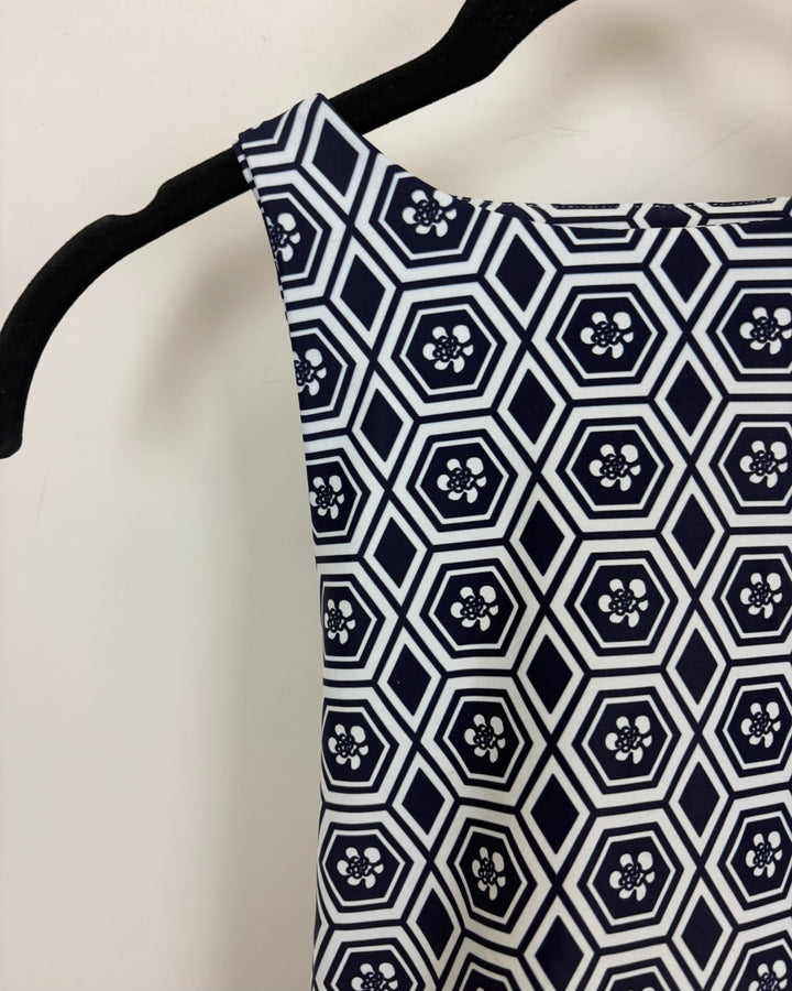 Geo Print Floral top - Size 00/0