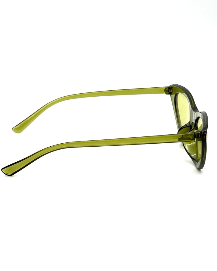 Green Cat Eye Sunglasses