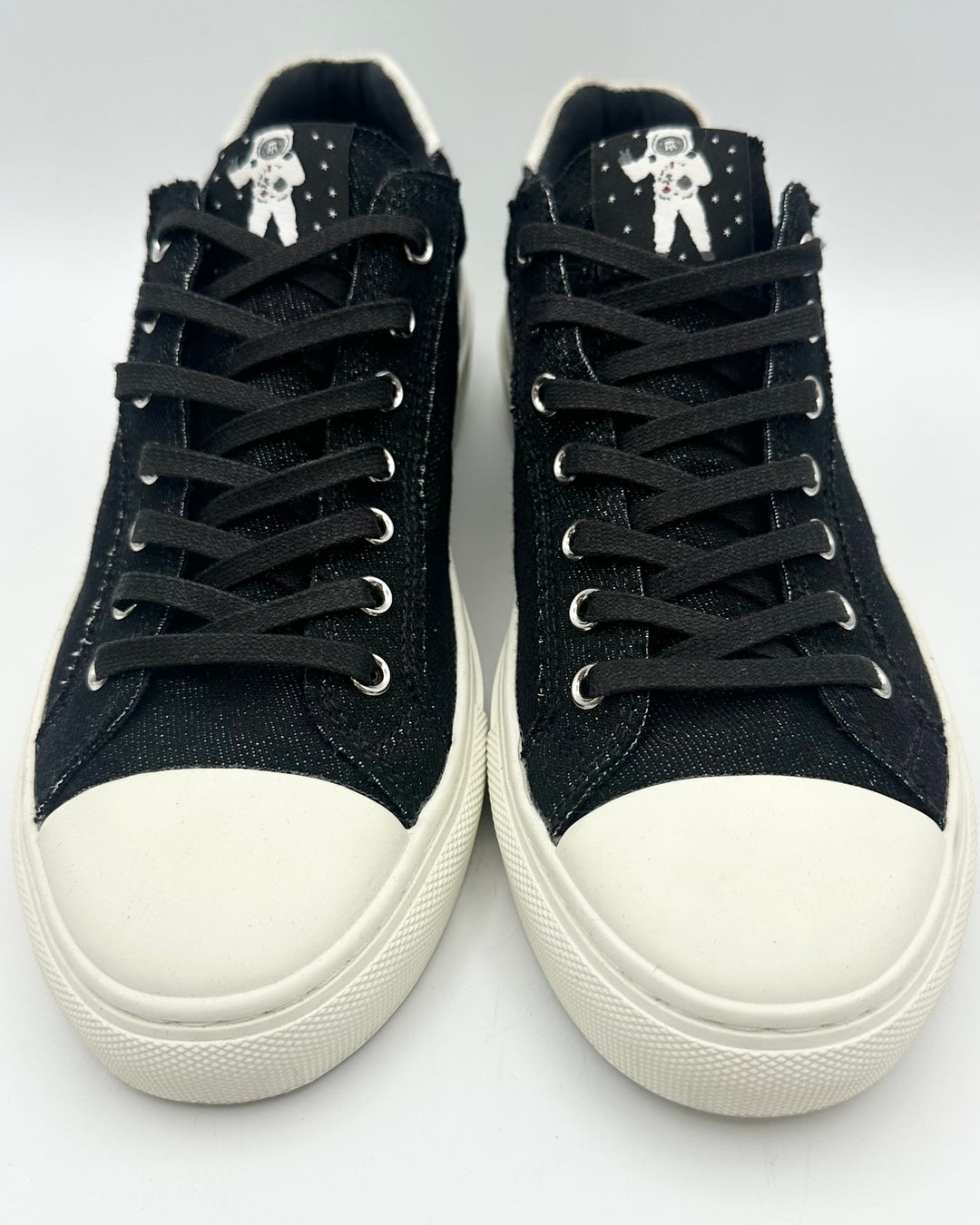 MENS Black Denim Sneaker - Size 7.5