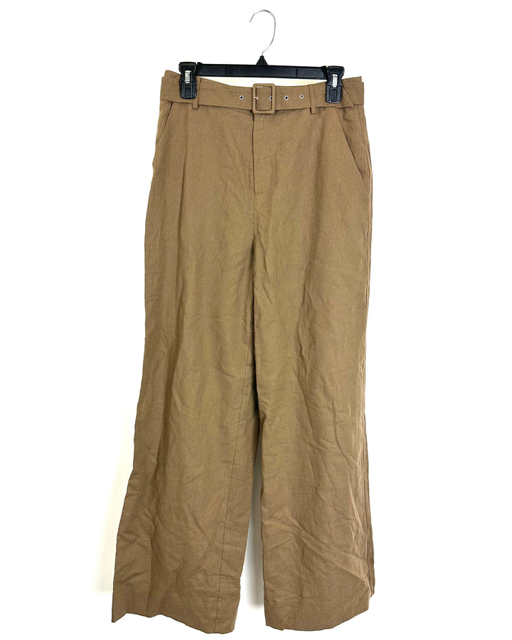 Brown Wide Leg Pants - Size 2 and 6