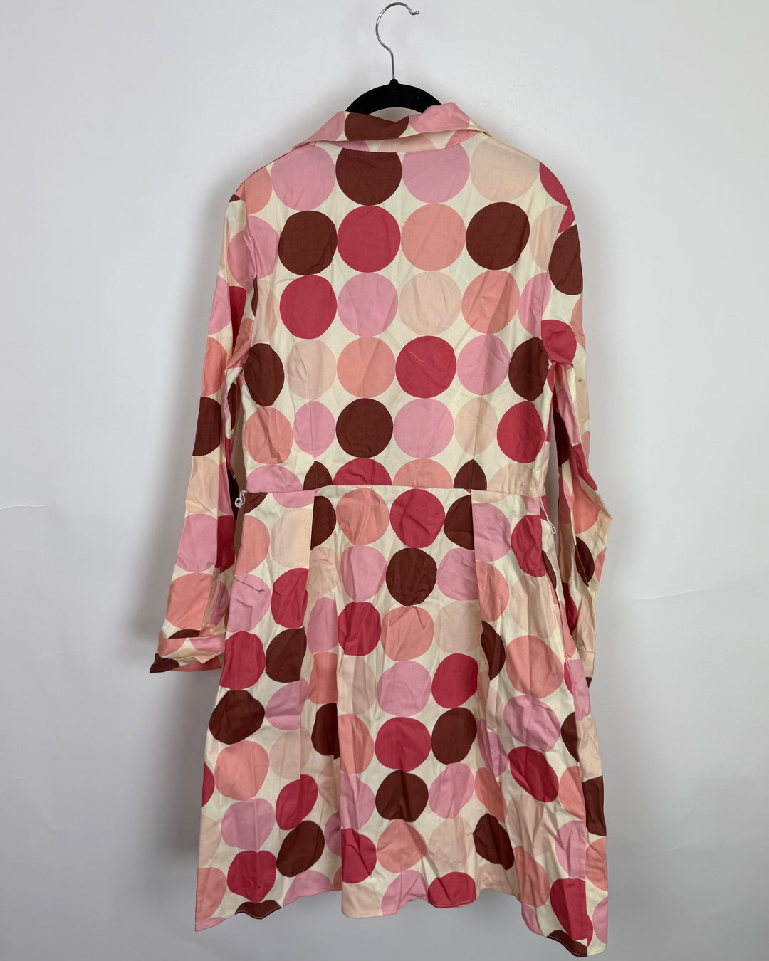 Pink Circle Shirt Dress - Size 2/4